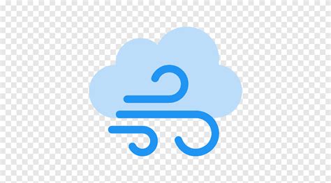 Weather Forecasting Wind Computer Icons Wind Blue Text Png Pngegg