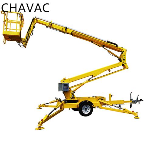 Cherry Picker Spider Lift Man Boom Lift Aerial Work Platform Trailer