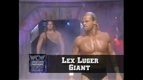 Lex Luger The Giant Vs Meng The Barbarian Saturday Night Nov Th