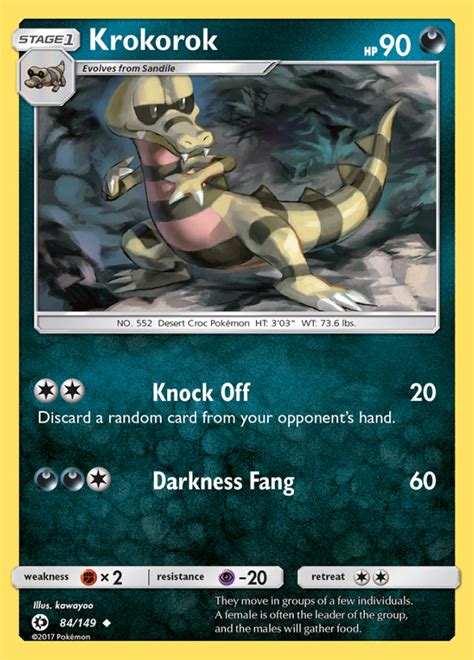 Krokorok Sun Moon Uncommon Pokemon Tcg Digitaltq