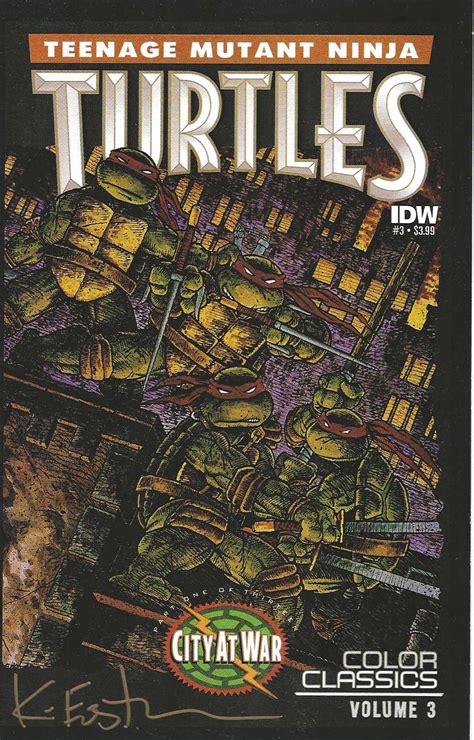 TMNT Color Classics Vol. 3 #3 SIGNED – Kevin Eastman Studios