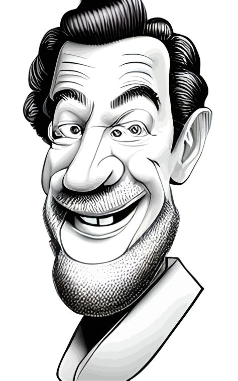 Caricatures Comiques De Vieil Homme Heureux 10880438 Art Vectoriel Chez