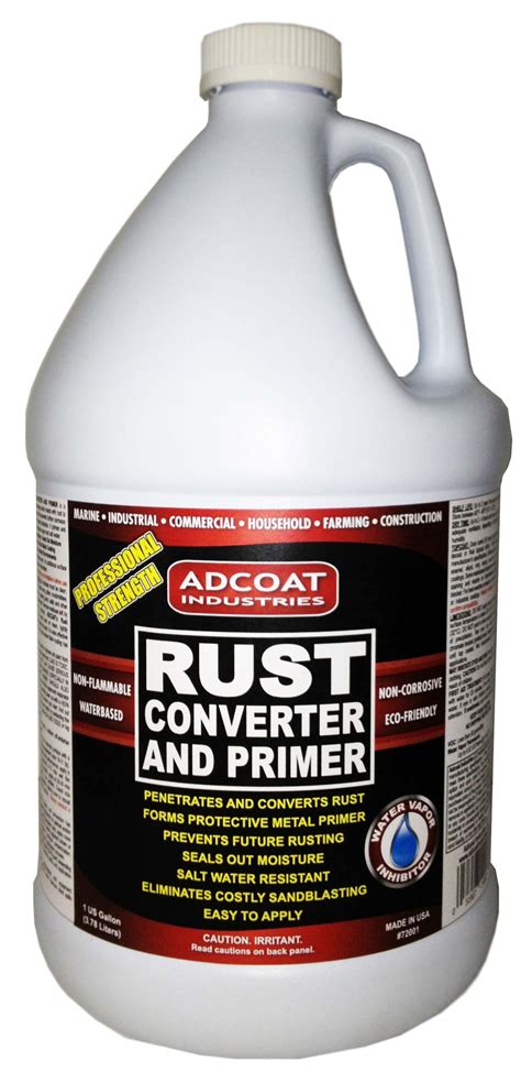 Adcoat Rust Converter And Primer 1 Gallon