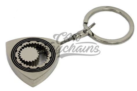 Rotary Piston Keychain Chrome