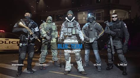 Rainbow Six Siege V Clan War Flawless Victory Faze Clan Youtube