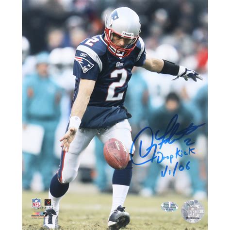 Doug Flutie Signed Patriots 8x10 Photo Inscribed "Drop Kick 1/1/06" (Sure Shot Promotions ...