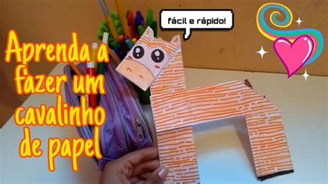 Como Fazer Cavalo De Papel LIBRAIN