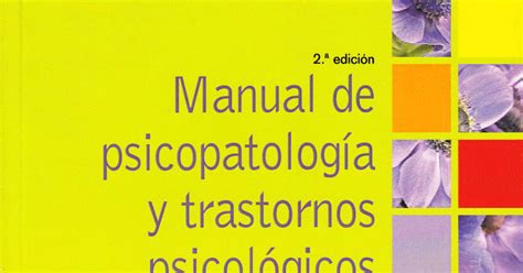 Psico Librer A Manual De Psicopatolog A Y Trastornos Psicol Gicos