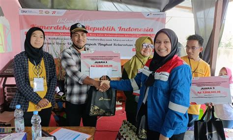 Meriahkan Hut Ri Pertamina Dan Karang Taruna Kariangau Gelar Lomba