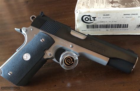 Colt NIB 38 Super Combat Elite Series 80 MK IV Accusport