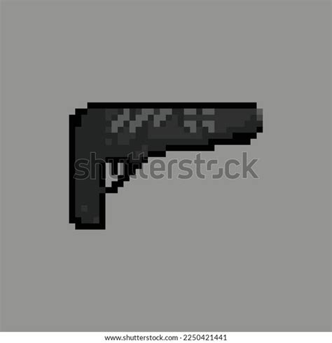 Illustration Vector Graphic Pixel Art Gun Stock Vector Royalty Free