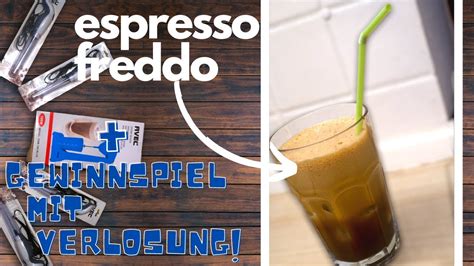 Espresso Freddo Eiskalter Espresso Kaffee Iced Coffee YouTube