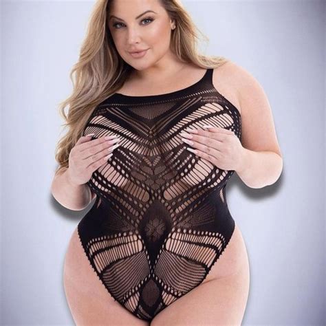 Baci Lingerie Jacquard Bodysuit Black Queen Size Sex Toys And Adult