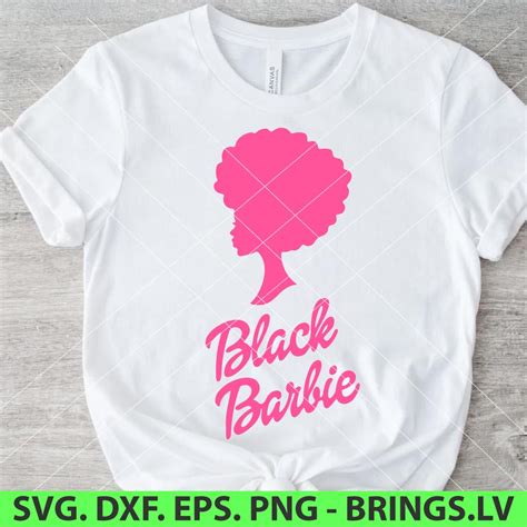 Black Barbie Svg Afro Black Barbie Svg Black Doll Svg Birthday Girl