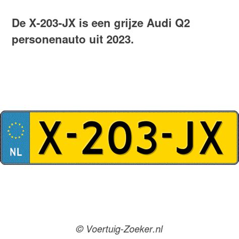 Kenteken X Jx Audi Q Auto X Jx Voertuig Zoeker Nl