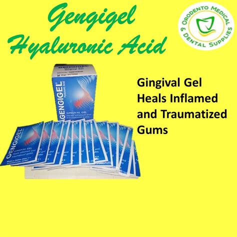 Gengigel Hyaluronic Acid Gingival Gel Ml For Bleeding Gums Loose Gum