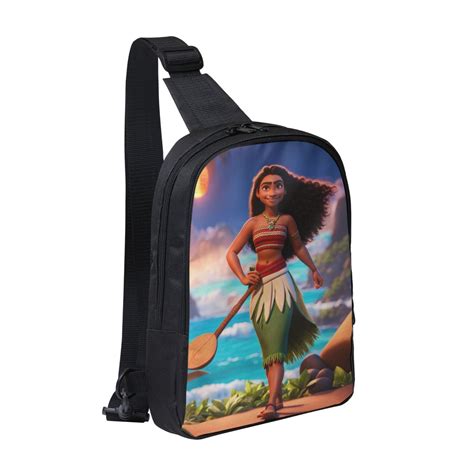 Moana Animated Chest Bags For Women Men Teen Sling Bag Crossbody