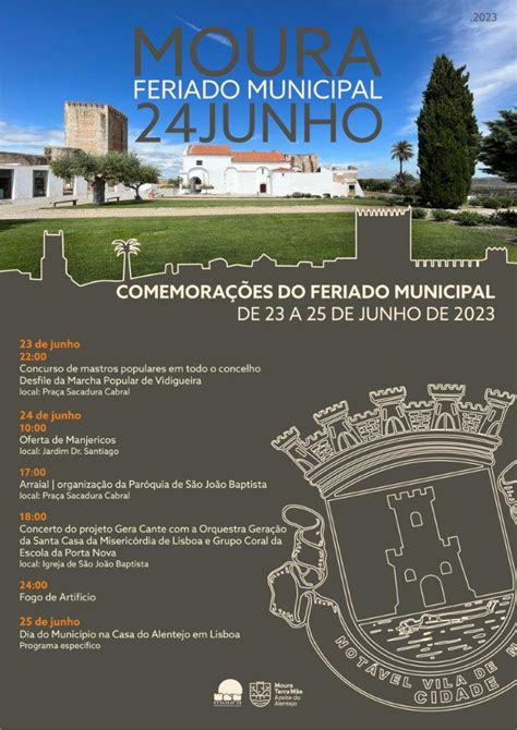 Feriado Municipal em Moura Câmara Municipal de Moura