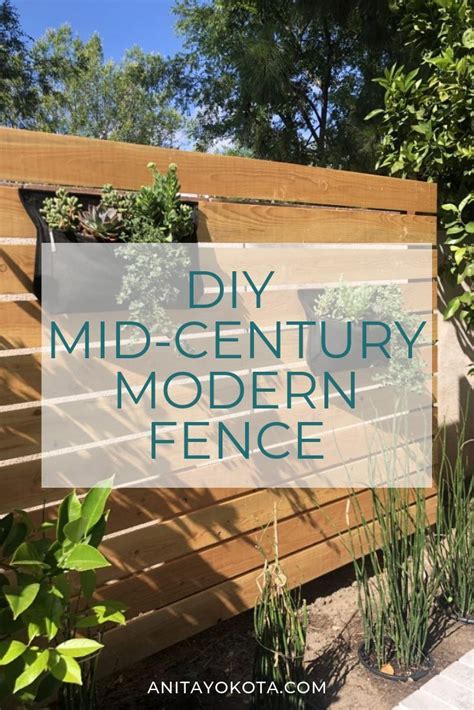 Diy Mid Century Modern Fence Anita Yokota Diy Mid Century Diy Mid Century Modern Mid