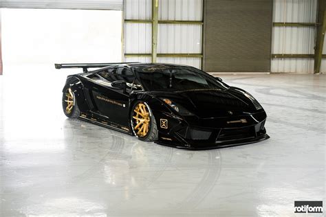 Liberty Walk Lamborghini Gallardo on Rotifrom 3 Piece Wheels — CARiD ...