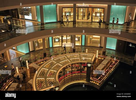 Inside The Shoppes At Marina Bay Sands A Luxury Shopping Mall Attached