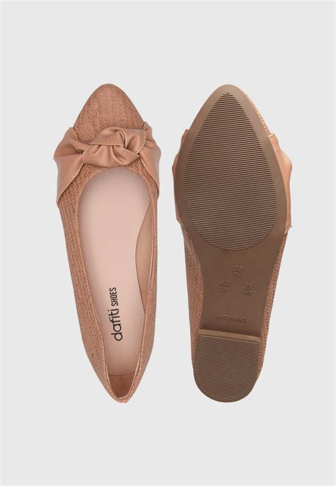 Sapatilha DAFITI SHOES Nó Nude Compre Agora Dafiti Brasil
