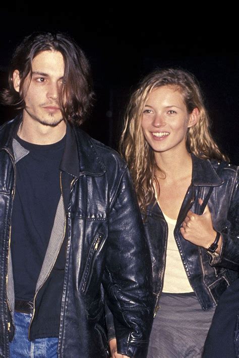 Kate Moss And Johnny Depp Poster