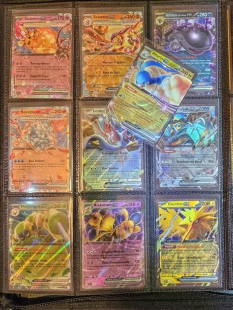 Lot Carte Pokemon Ex Ultra Rare Neuf Fr Officielles Ecarlate Et