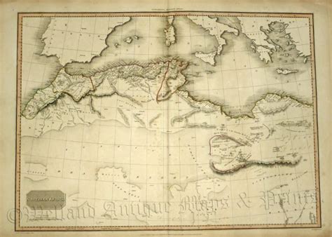 Northern Africa By John Pinkerton C Welland Antique Maps