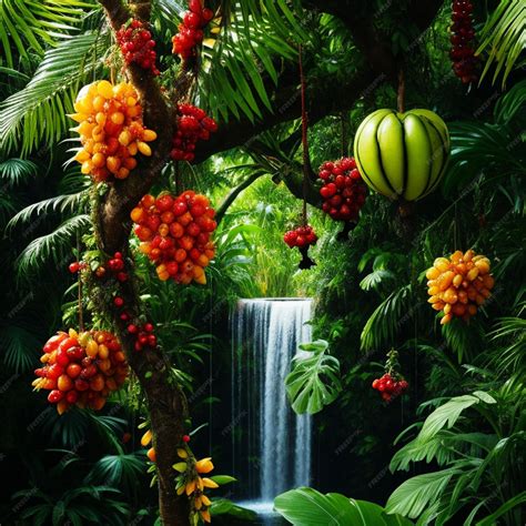 Tropical Rainforest Fruit Trees