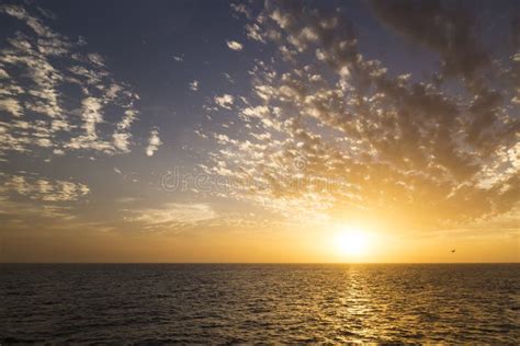 Beautiful Sunrise Over The Sea Stock Photo Image Of Reflection