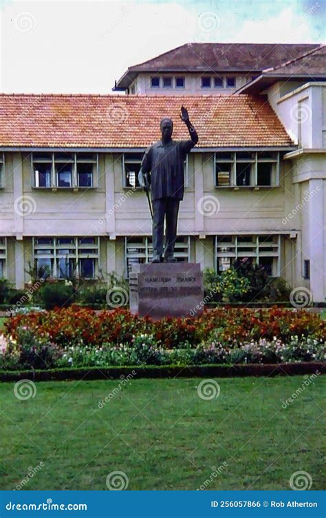 The Statue Of President Kwame Nkrumah In Front Of Parliament House In