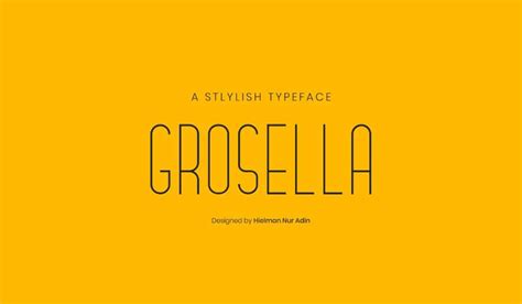 Grosella Font Dafont Free