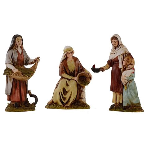 Set 3 Women Series 10 Cm Landi Moranduzzo Cost