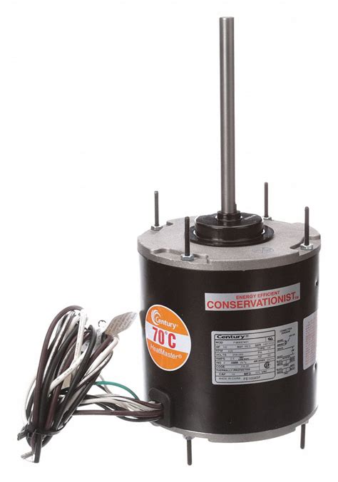 CENTURY Condenser Fan Motor 1 2 HP Permanent Split Capacitor