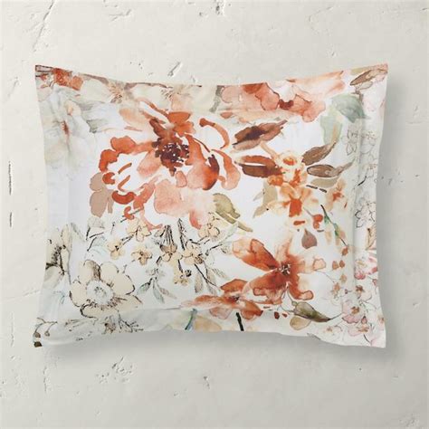 Oleana Floral Cotton Sham Grandin Road