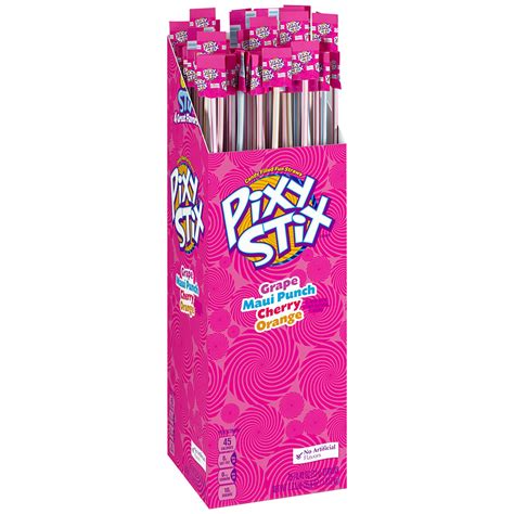 Pixy Stix Candy Filled Fun Straws Packs 0 42 Oz 85 Count