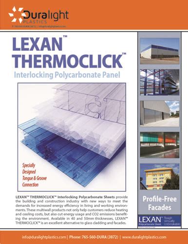 Lexan Thermoclick Brochure Duralight Plastics