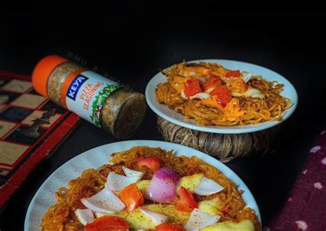 Mini Maggi Pizza Recipe By Dibya Kar Cookpad