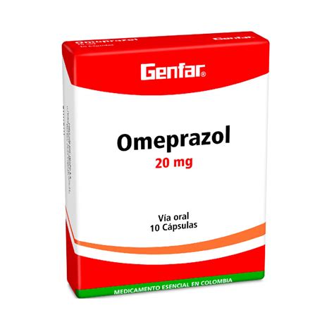 Omeprazol Genfar Capsulas 20 Mg Farmacia Pasteur Medicamentos Y