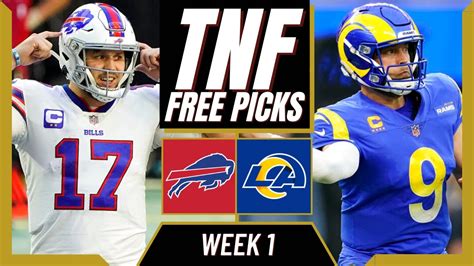 Thursday Night Football Picks Nfl Week Bills Vs Rams Tnf Free