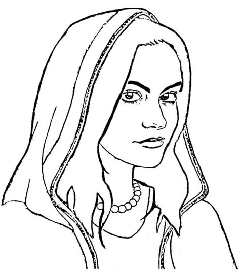 Veronica Lodge From Riverdale Coloring Page Download Print Or Color Online For Free