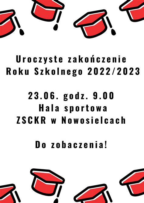 Uroczyste zakończenie Roku Szkolnego 2022 2023 Aktualności