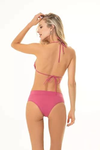 Malla Bikini Lisa Bordado Cintura Alta Bianca Mare En Venta En