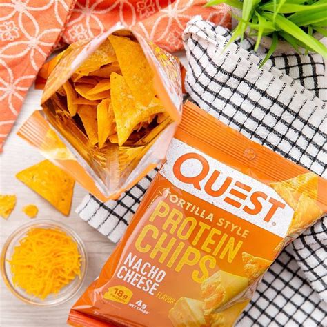 Quest Nutrition Quest Tortilla Style Protein Chips - Nacho Cheese ...