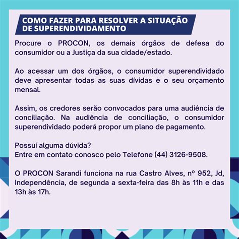 PROCON Sarandi Elabora Cartilha Sobre O Superendividamento