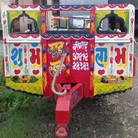 Mild Steel Hydraulic Tractor Trolley For Agriculture At Rs In