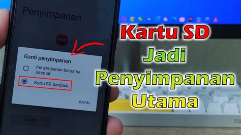 Cara Mengubah Kartu Sd Jadi Penyimpanan Utama Di Semua Android Youtube