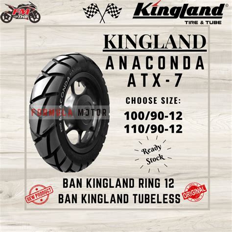 Jual Ban Kingland Reborn Anaconda ATX 7 Ring 12 Pilih Ukuran Ban