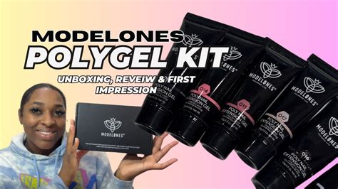 My First Time Using Polygel Unboxing Modelones Polygel Kit Review